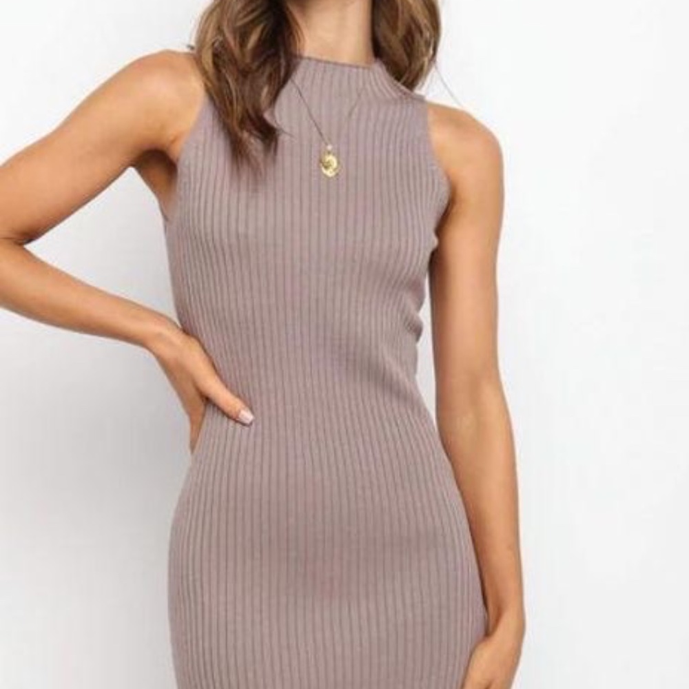 Petal + Pup Chloe dress in Mocha